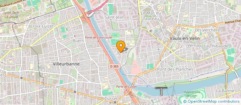 localisation de l'entreprise MADAME FATOU CISSE  VILLEURBANNE