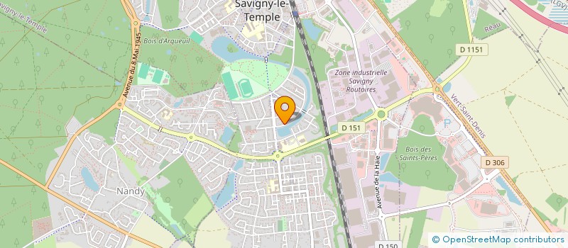 localisation de l'entreprise MADAME FATOU DICKO  SAVIGNY-LE-TEMPLE