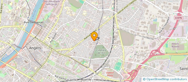 localisation de l'entreprise MADAME FATOU DIOKHANE  ANGERS