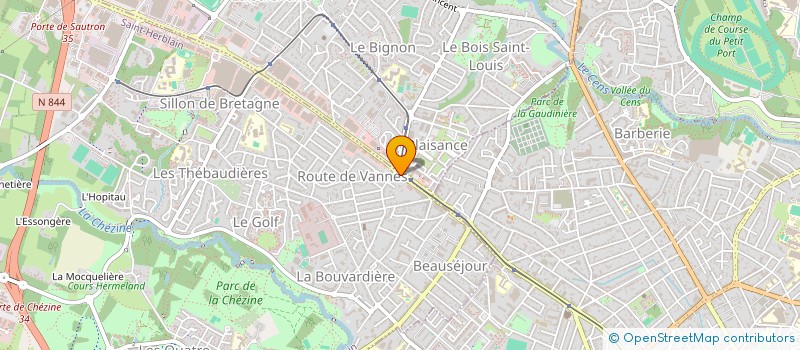 localisation de l'entreprise MADAME FATOU DIOP  SAINT-HERBLAIN