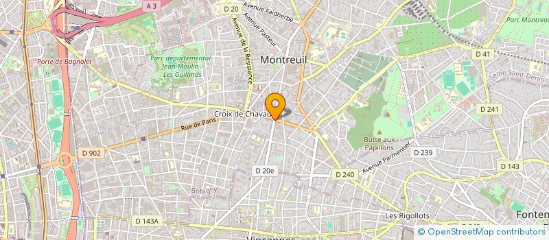 localisation de l'entreprise MADAME FATOU DIOP à MONTREUIL