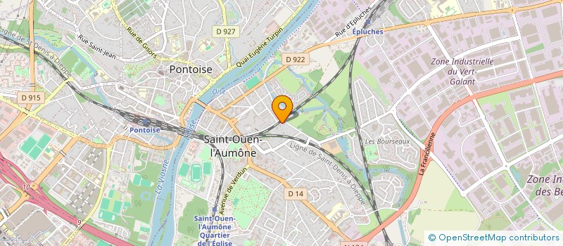 localisation de l'entreprise MADAME FATOU DOSSO à SAINT-OUEN-L'AUMONE