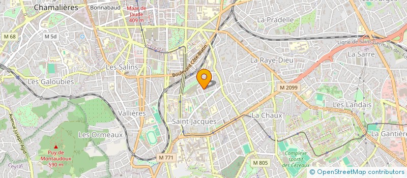 localisation de l'entreprise MADAME FATOU GASSAMA  CLERMONT-FERRAND