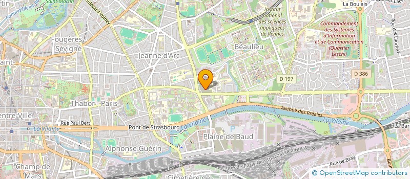 localisation de l'entreprise MADAME FATOU GUEYE  RENNES