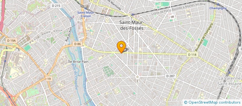 localisation de l'entreprise MADAME FATOU KINE FALL  SAINT-MAUR-DES-FOSSES