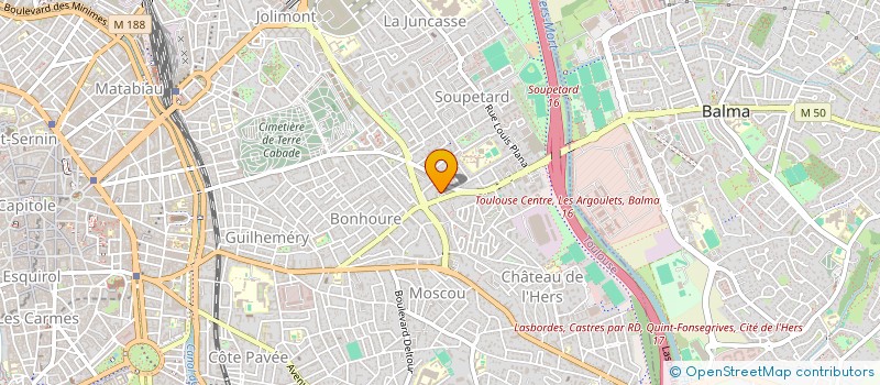 localisation de l'entreprise MADAME FATOU KONE  TOULOUSE