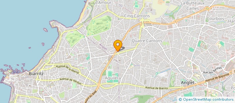 localisation de l'entreprise MADAME FATOU MARGUERITE KONE  ANGLET