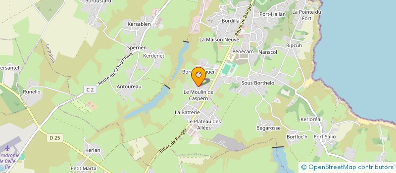 localisation de l'entreprise MADAME FATOU-MARIE LE GARS  LE PALAIS