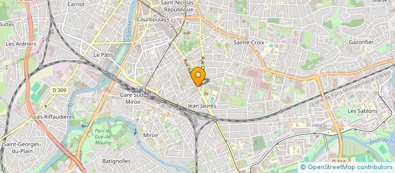 localisation de l'entreprise MADAME FATOU MBENGUE à LE MANS