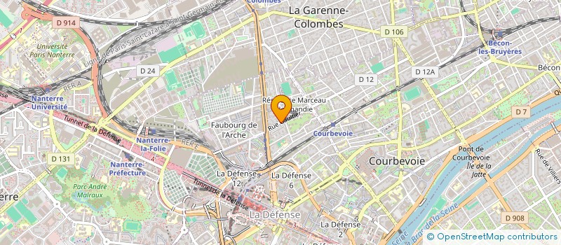localisation de l'entreprise MADAME FATOU MBENGUE à COURBEVOIE