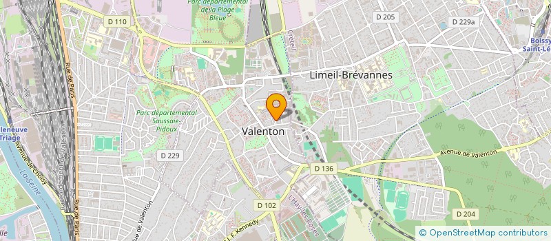 localisation de l'entreprise MADAME FATOU MBODJ à VALENTON