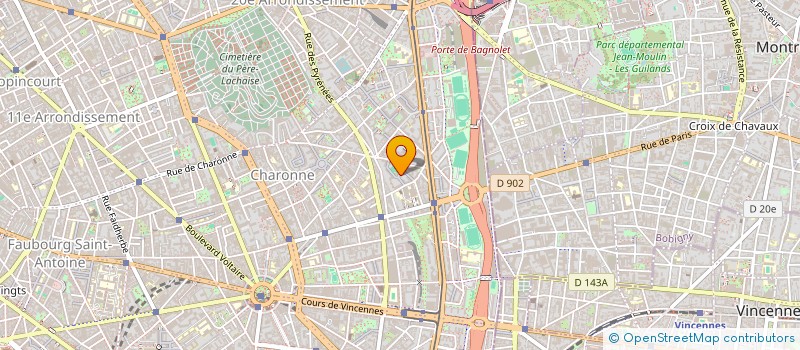 localisation de l'entreprise MADAME FATOU MBOW  PARIS