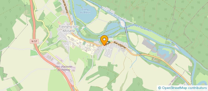 localisation de l'entreprise MADAME FATOU NDIONE  FLAVIGNY-SUR-MOSELLE