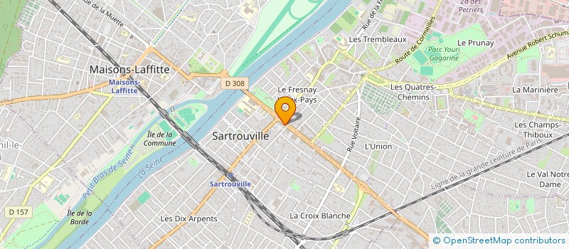 localisation de l'entreprise MADAME FATOU NDIONGUE à SARTROUVILLE