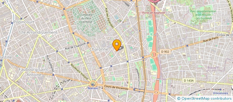 localisation de l'entreprise MADAME FATOU OUATTARA  PARIS