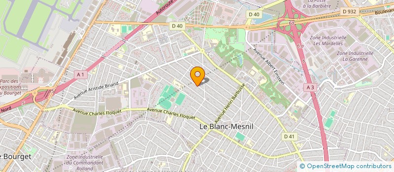 localisation de l'entreprise MADAME FATOU PENE à LE BLANC-MESNIL