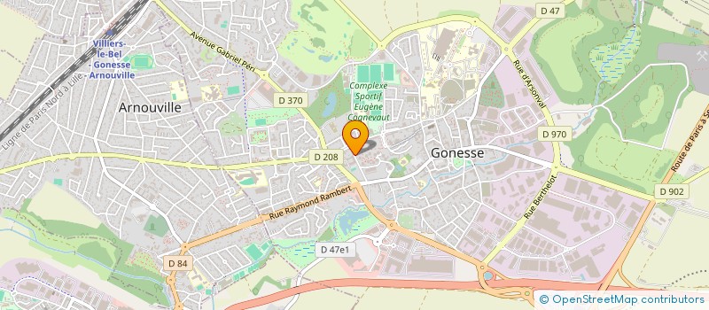 localisation de l'entreprise MADAME FATOU SANGARE à GONESSE