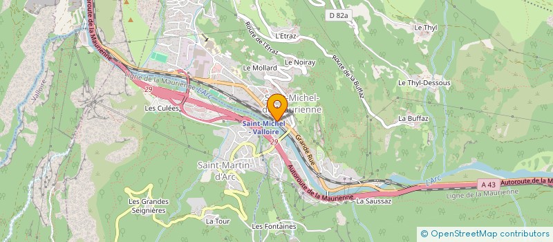 localisation de l'entreprise MADAME FATOU SARR GUISSE  SAINT-MICHEL-DE-MAURIENNE