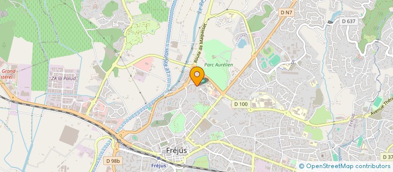 localisation de l'entreprise MADAME FATOU SECK à FREJUS