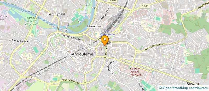 localisation de l'entreprise MADAME FATOU SECK à ANGOULEME