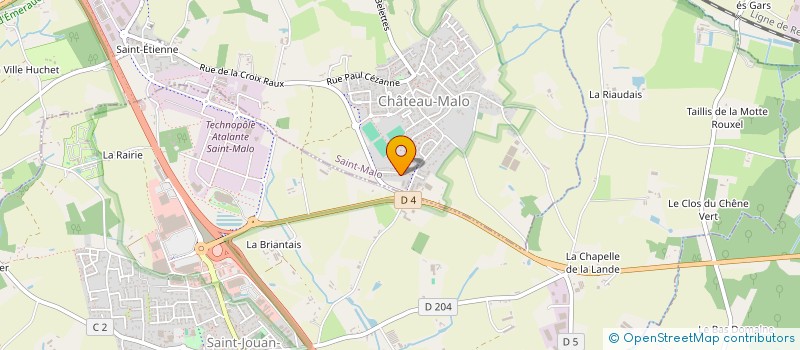 localisation de l'entreprise MADAME FATOU SEYE  SAINT-MALO