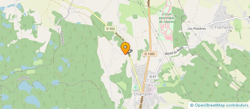 localisation de l'entreprise MADAME FATOU SOWE  CHAMPIER