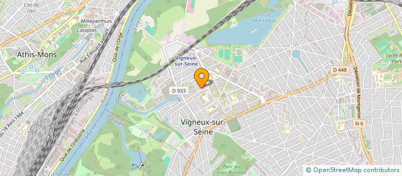 localisation de l'entreprise MADAME FATOU TIGANA  VIGNEUX-SUR-SEINE