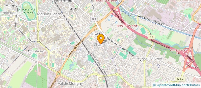 localisation de l'entreprise MADAME FATOU TOURE  REIMS