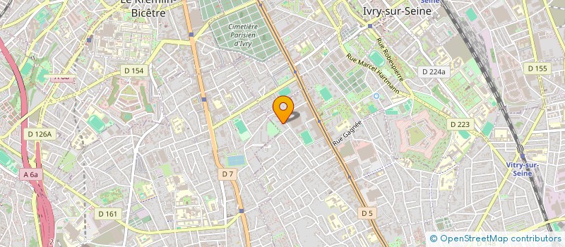 localisation de l'entreprise MADAME FATOUMA CISSE  VITRY-SUR-SEINE