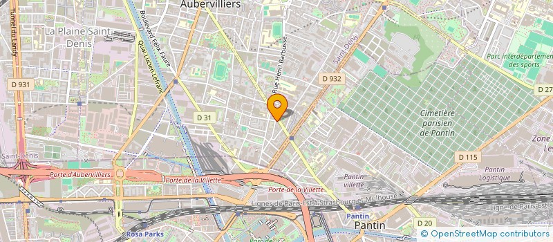 localisation de l'entreprise MADAME FATOUMA COULIBALY à AUBERVILLIERS
