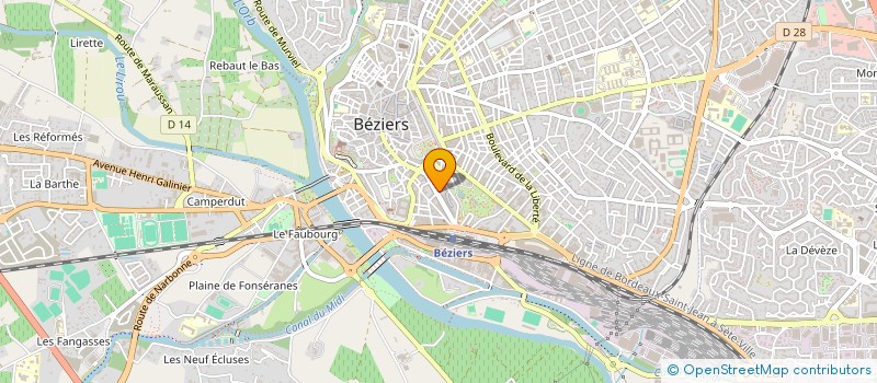 localisation de l'entreprise MADAME FATOUMA DAGHROUR  BEZIERS