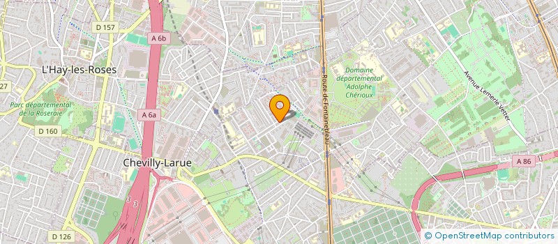 localisation de l'entreprise MADAME FATOUMA DIAGOURAGA  CHEVILLY-LARUE