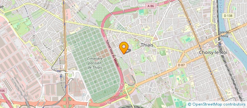 localisation de l'entreprise MADAME FATOUMA DIARRA  THIAIS