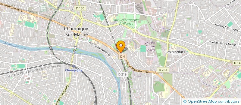 localisation de l'entreprise MADAME FATOUMA DIAWARA  CHAMPIGNY-SUR-MARNE