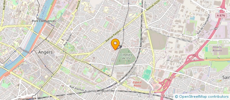 localisation de l'entreprise MADAME FATOUMA ELMI WABERI à ANGERS