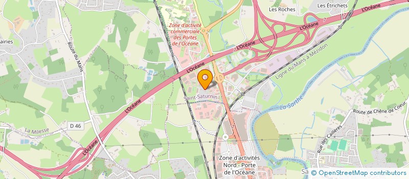 localisation de l'entreprise MADAME FATOUMA GOMIS  SAINT-SATURNIN