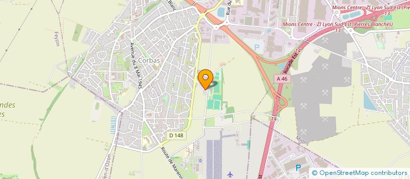 localisation de l'entreprise MADAME FATOUMA KHARCHI à CORBAS