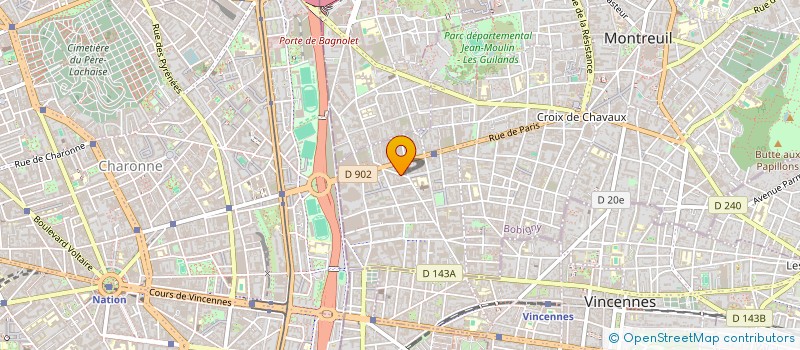 localisation de l'entreprise MADAME FATOUMA KONATE à MONTREUIL