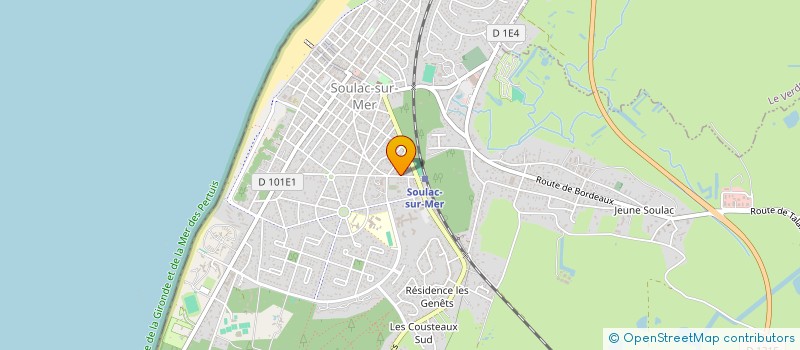 localisation de l'entreprise MADAME FATOUMA PEILLET  SOULAC-SUR-MER