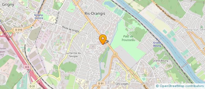 localisation de l'entreprise MADAME FATOUMA TUKA MOPORIC  RIS-ORANGIS