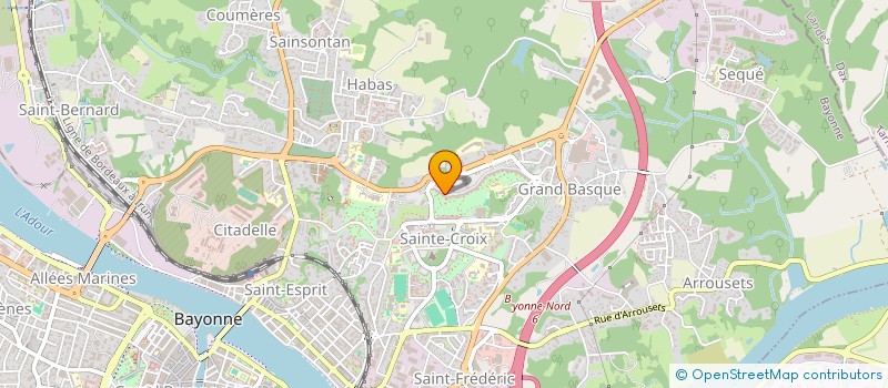 localisation de l'entreprise MADAME FATOUMATA BA DIALLO  BAYONNE