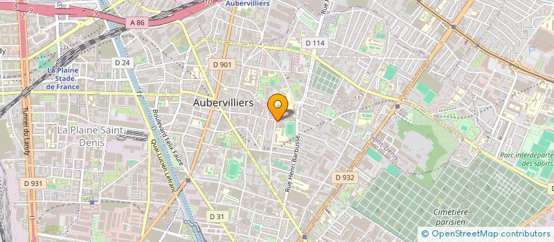 localisation de l'entreprise MADAME FATOUMATA BALDE à AUBERVILLIERS