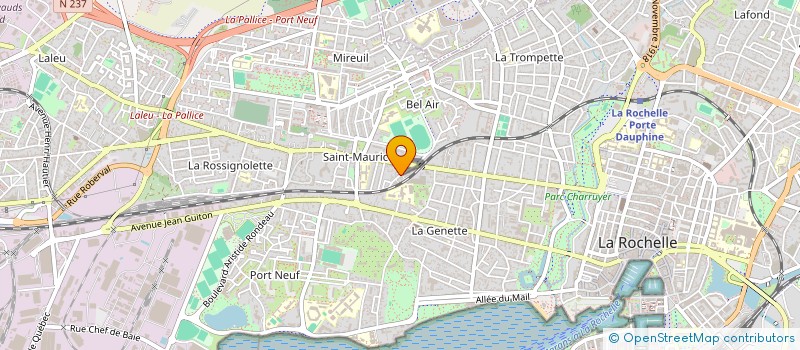 localisation de l'entreprise MADAME FATOUMATA BALDE  LA ROCHELLE