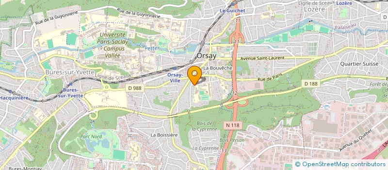 localisation de l'entreprise MADAME FATOUMATA BARO à ORSAY