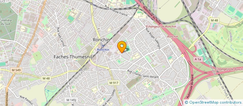 localisation de l'entreprise MADAME FATOUMATA BARRY  RONCHIN