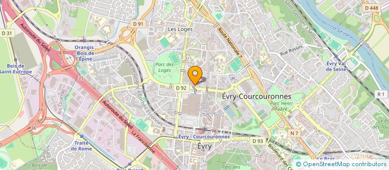 localisation de l'entreprise MADAME FATOUMATA BAYA  EVRY-COURCOURONNES