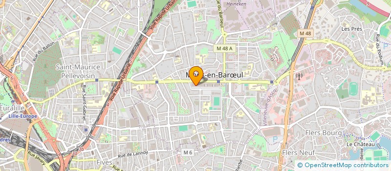 localisation de l'entreprise MADAME FATOUMATA BINTA BAH à MONS-EN-BARŒUL