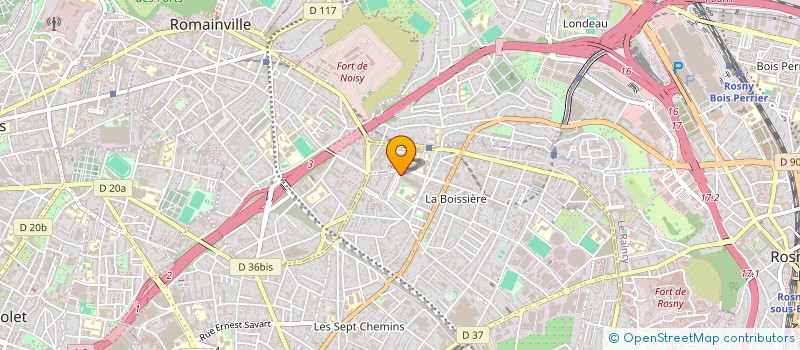 localisation de l'entreprise MADAME FATOUMATA BINTA DIALLO  MONTREUIL