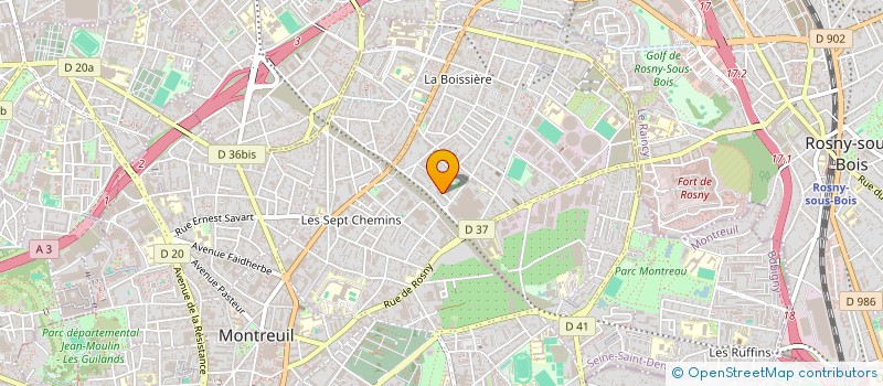 localisation de l'entreprise MADAME FATOUMATA CAMARA à MONTREUIL