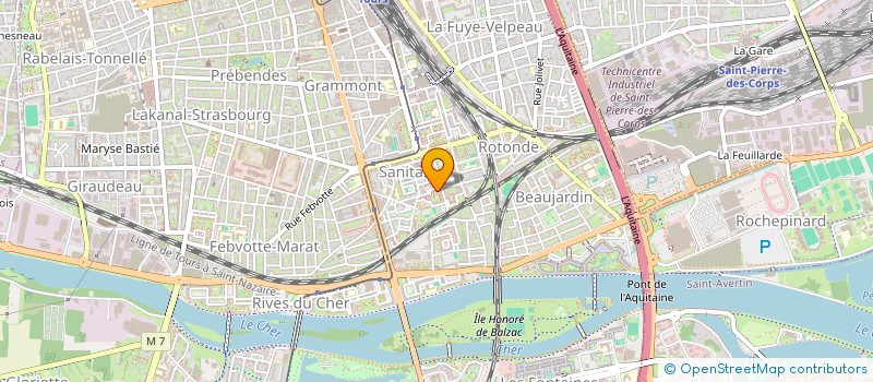 localisation de l'entreprise MADAME FATOUMATA CAMARA  TOURS